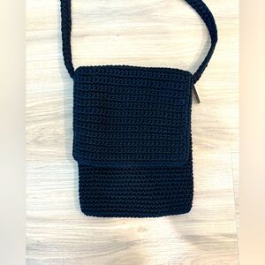 The Sak Crotchet Black Crossbody